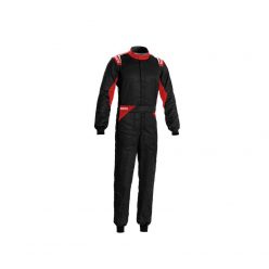   Sparco Sprint Youth FIA Race Suit - Black/Red - 001092YSP..NRRS