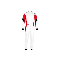   Sparco Competition Pro FIA Race Suit - White/Red/Black - 001139..BRNR