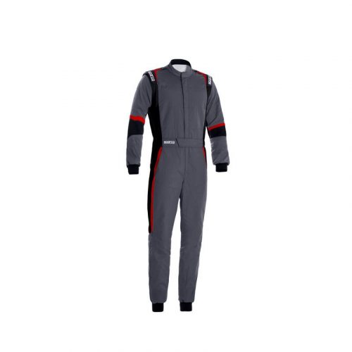 Sparco X-Light FIA Race Suit - Grey/Black/Red - 001165X..GNRS