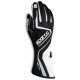 Sparco LAP FIA Approved Race Gloves - White/Black - 001316..BINR