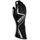 Sparco LAP FIA Approved Race Gloves - Black/White - 001316..NRBI