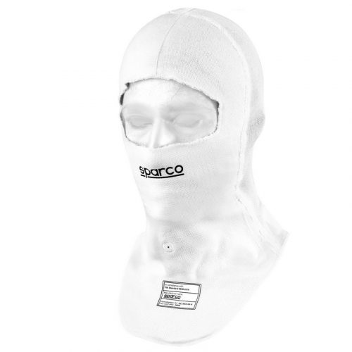 Sparco Shield Tech FIA Approved Balaclava - White - 001402BI