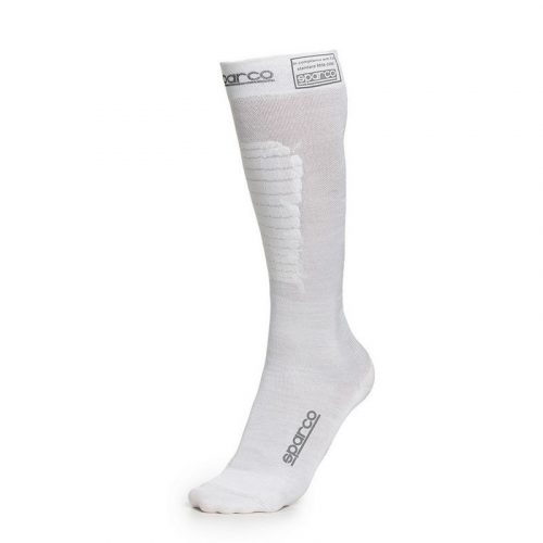 Sparco FIA Approved Flame Resistant Compression Socks - White - 001512BI..