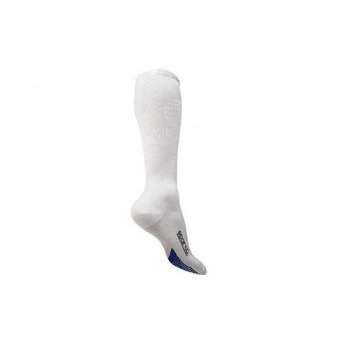 Sparco FIA Approved Nomex Compression Socks - White - 001515BI..