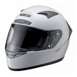   Sparco CLUB X-1 NEM FIA Approved Full-Face Racing Helmet - White - 003319