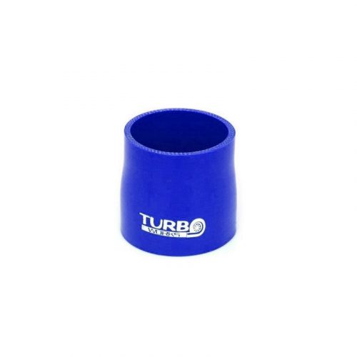 Silicone Hose Straight Reducer TurboWorks 67-73mm, Blue