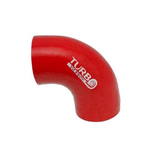 Silicone Hose 90 Degree Reducer TurboWorks 51-67mm, Red