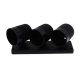 PRO Racing Gauge Holder Cup 3x52mm, Adjustable, Black