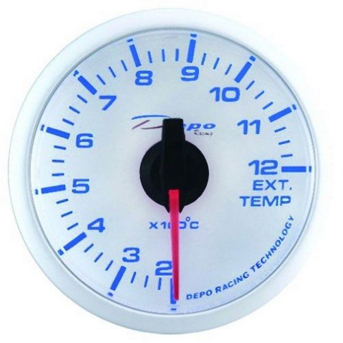 DEPO RACING WBL 52mm Gauge - Exhaust Tempereture Meter