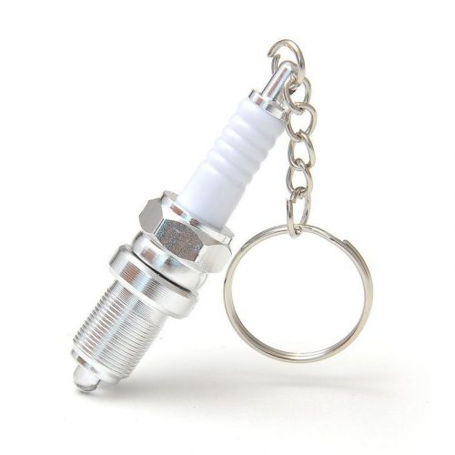 Keychain / Key Fob - Spark Plug (LED Lamp)