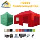 LLTent HOBBY Pop-Up Tent with Side Wall - Red (186c)