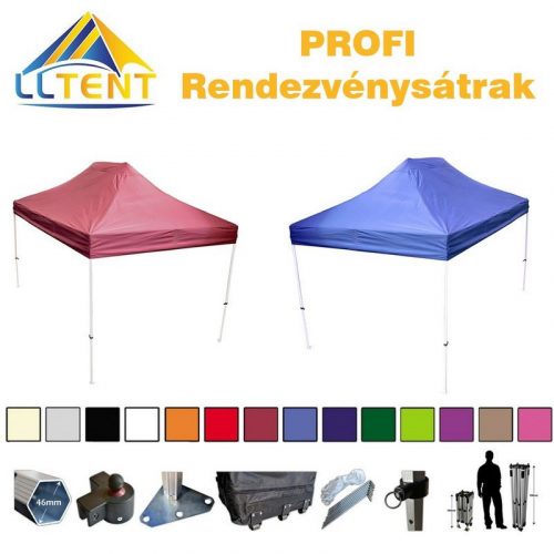 LLTent PROFI Pop-Up Tent without Side Wall - Green (3308c)