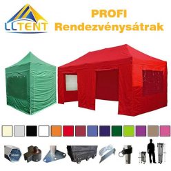 LLTent PROFI Pop-Up Tent with Side Wall - Red (186c)