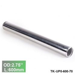   Aluminium Pipe Straight - Diameter 70mm / 2.75" - Lenght 600mm