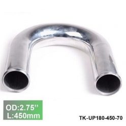   Aluminium Pipe 180 Degree Elbow - Diameter 70mm / 2.75" - Lenght 600mm