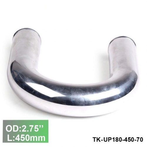 Aluminium Pipe 180 Degree Elbow - Diameter 70mm / 2.75" - Lenght450mm