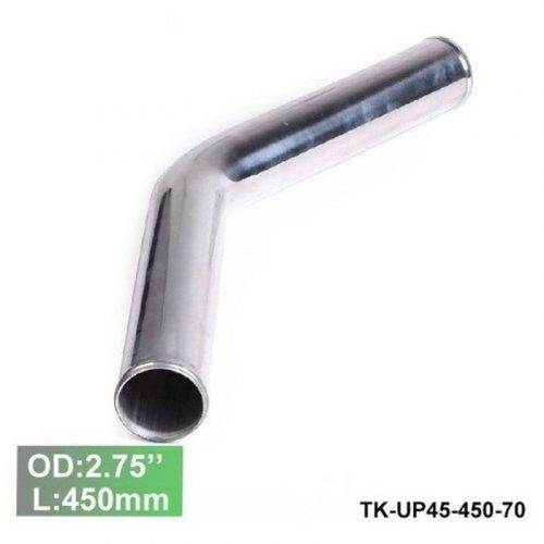 Aluminium Pipe 45 Degree Elbow - Diameter 70mm / 2.75" - Lenght450mm