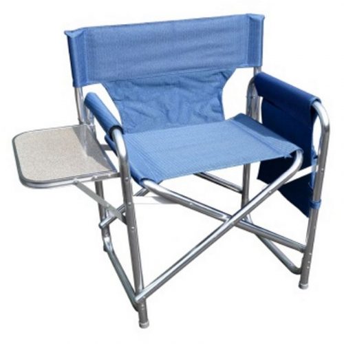 Director Chair - Foldable, with Table and Pockets - Multiple Colors