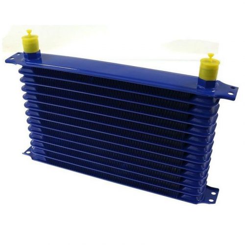 Race Line Oil Cooler 13 Row AN10 - Blue