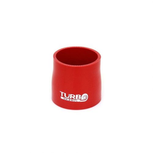 Silicone Hose Straight Reducer TurboWorks 57-83mm, Red