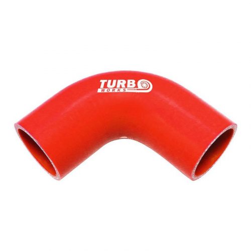 Silicone Hose 90 Degree Elbow TurboWorks 60mm, Red