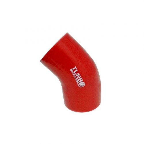 Silicone Hose 45 Degree Elbow TurboWorks 60mm, Red