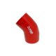 Silicone Hose 45 Degree Elbow TurboWorks 60mm, Red