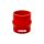 Silicone Hose Anti-Vibration Connector TurboWorks  57mm, Red