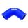 Silicone Hose 90 Degree Elbow TurboWorks 51mm, Blue