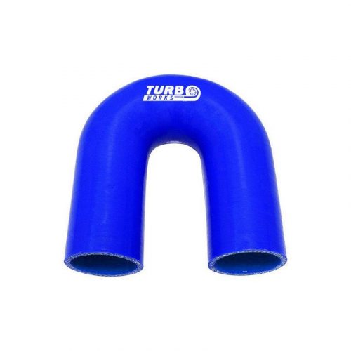 Silicone Hose 180 Degree Elbow TurboWorks 60mm, Blue