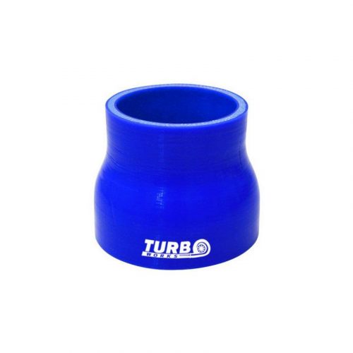 Silicone Hose Straight Reducer TurboWorks 57-70mm, Blue