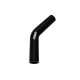 Silicone Hose 45 Degree Elbow XL TurboWorks 84mm, Black