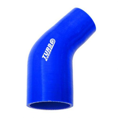 Silicone Hose 45 Degree Reducer TurboWorks 51-57mm, Blue