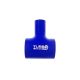 Silicone Hose T-Piece ID=25mm  TurboWorks 57mm, Blue