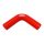 Silicone Hose 90 Degree Elbow XL TurboWorks 10mm, Red