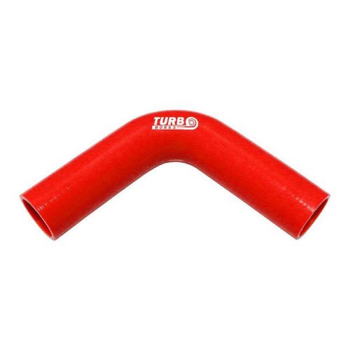 Silicone Hose 90 Degree Elbow XL TurboWorks 10mm, Red