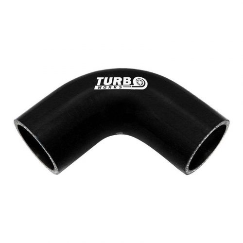 Silicone Hose 90 Degree Elbow TurboWorks 10mm, Black