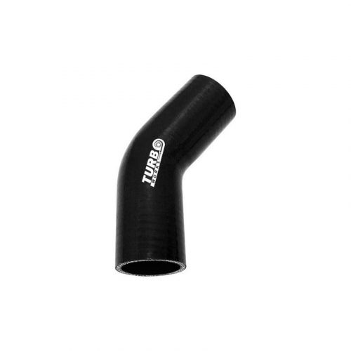 Silicone Hose 45 Degree Elbow TurboWorks 18mm, Black