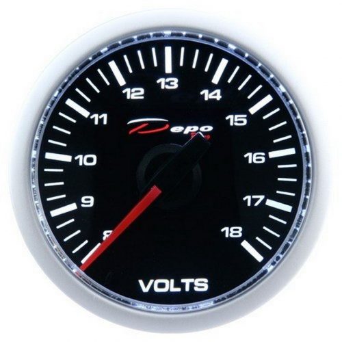 DEPO RACING CSM 52mm Gauge- Volt Meter