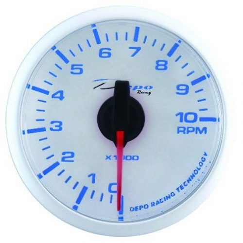 DEPO RACING WBL 52mm Gauge - Tachometer ( REV Counter)