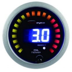   DEPO RACING LED 2in1 52mm Gauge - Oil Tempereture , Turbo Boost Pressure Meter