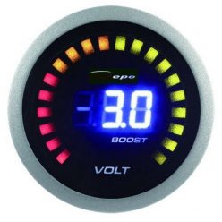   DEPO RACING LED 2in1 52mm Gauge - Volt, Turbo Boost Pressure Meter