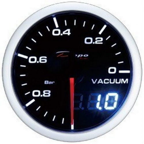 DEPO RACING DUAL 60mm Gauge - Vacuum Meter