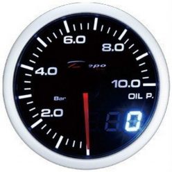 DEPO RACING DUAL 52mm Gauge - Oil Pressure Meter