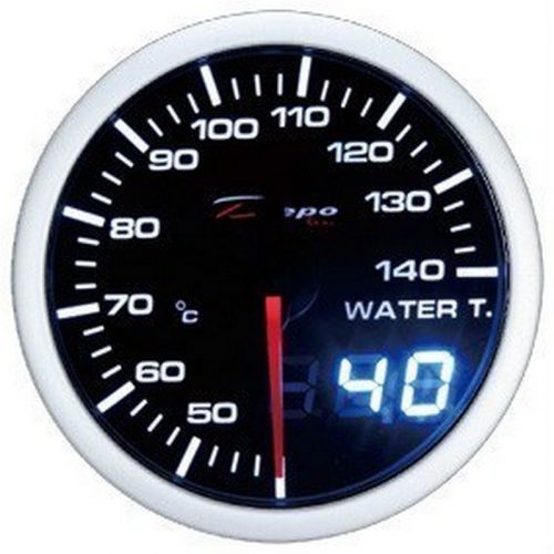 DEPO RACING DUAL 52mm Gauge - Water Temperature Meter