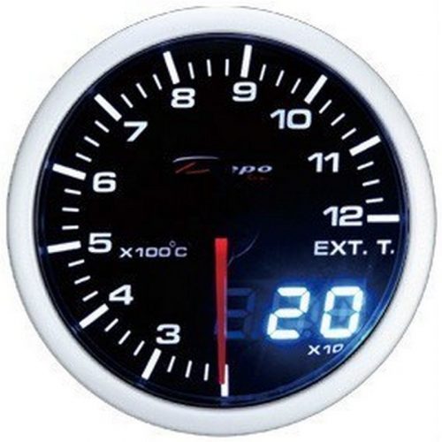 DEPO RACING DUAL 52mm Gauge - Exhaust Tempereture Meter