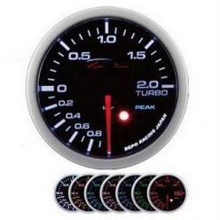   DEPO RACING SKPK 60mm Gauge - Turbo Boost Pressure Meter (Electrical, -1 - 2 BAR)