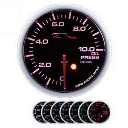 DEPO RACING SKPK 60mm Gauge - Oil Pressure Meter