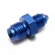 AN3 Blue Turbo Oil Feed Restrictor Fitting For Garret T25/T28 Or GT25R GT28R GT30R Turbos - Aluminum