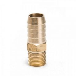   Brass Barb Fitting Coupler 5/8" Hose ID X 3/8" Male NPT